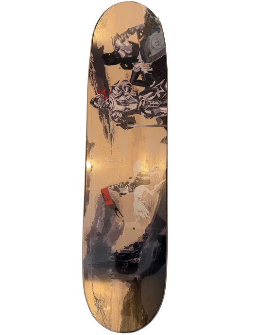 Skate deck collaboration with NK